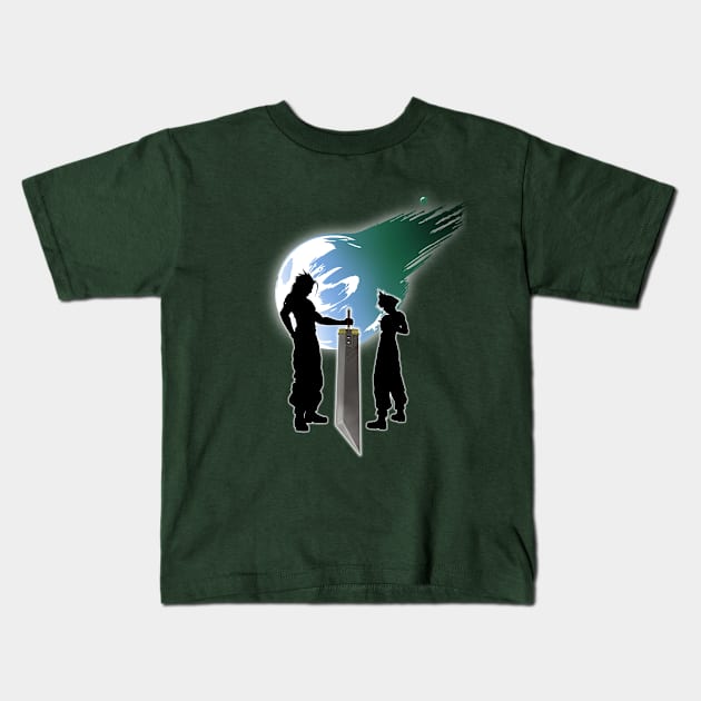 Sword Of Fantasy Kids T-Shirt by Poison90